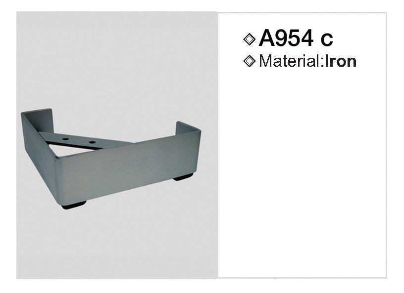 Metal leg A954C matt — A954c