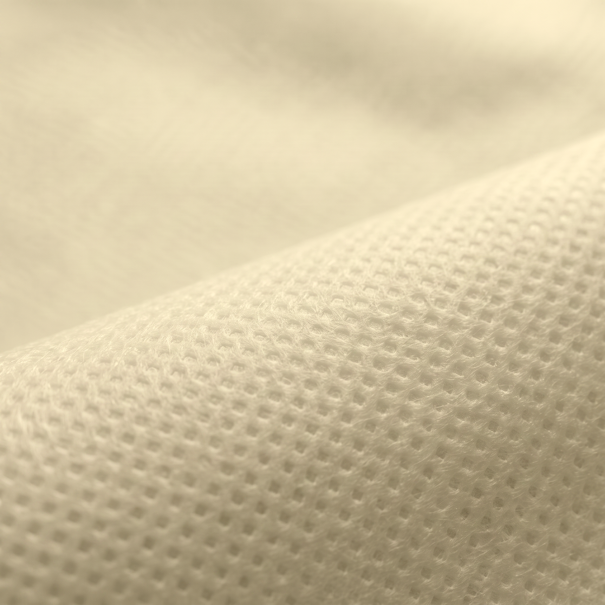 Ύφασμα NON WOVEN 100gr σε εκρού κίτρινο, διαθέσιμο σε πλάτος 160cm, για ενισχυμένες επενδύσεις και διακοσμητικές κατασκευές.