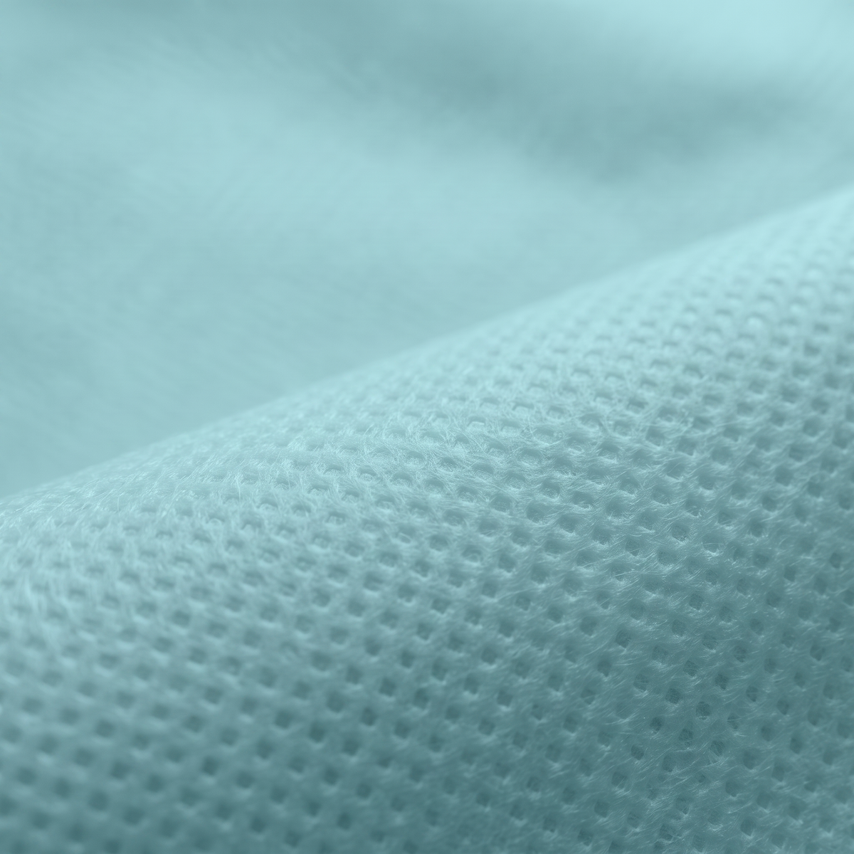 Ύφασμα NON WOVEN 100gr σε σιέλ, διαθέσιμο σε πλάτος 160cm, για ενισχυμένες επενδύσεις και διακοσμητικές κατασκευές.
